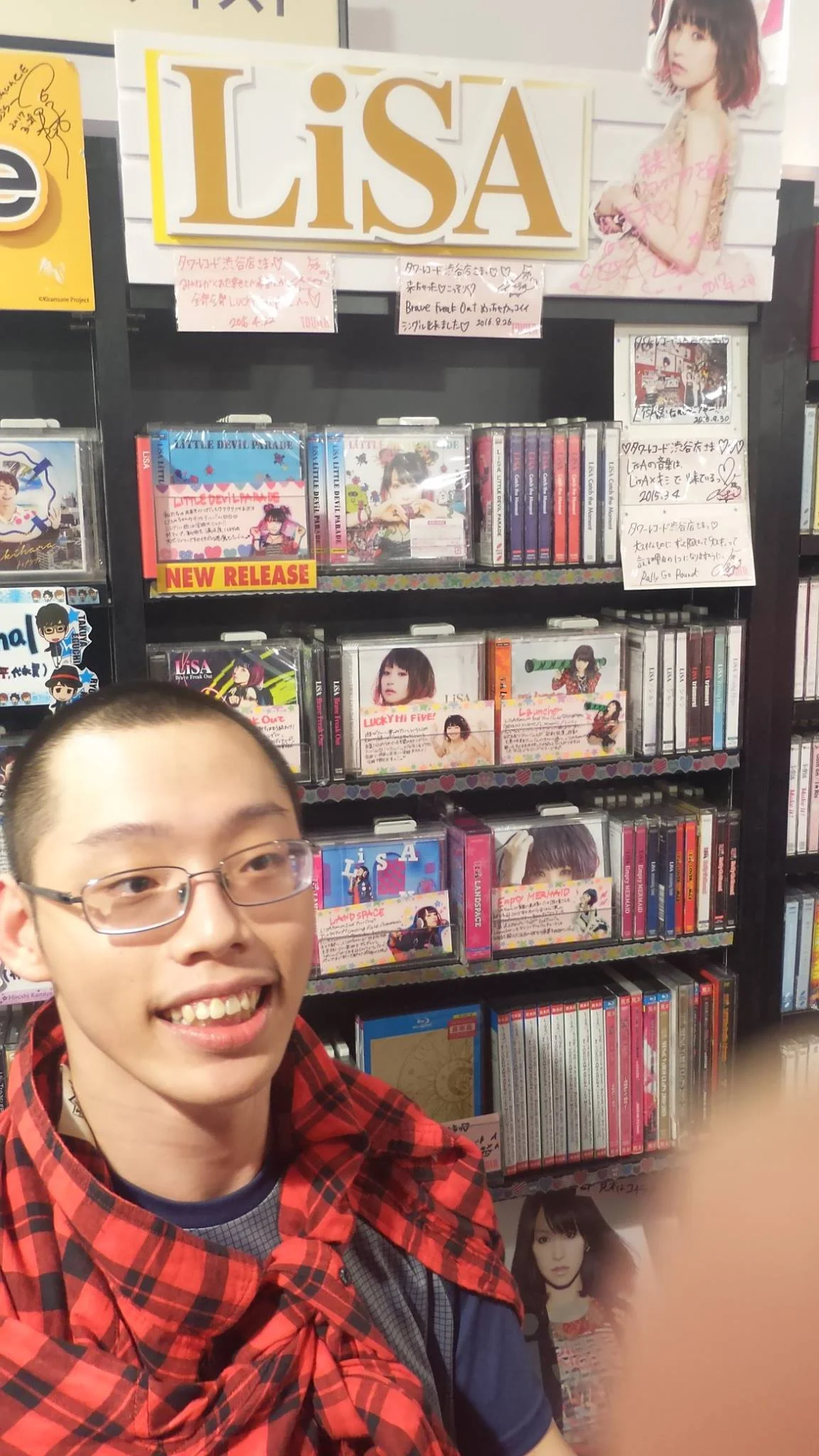 TOWER RECORD 的 LiSA 專櫃